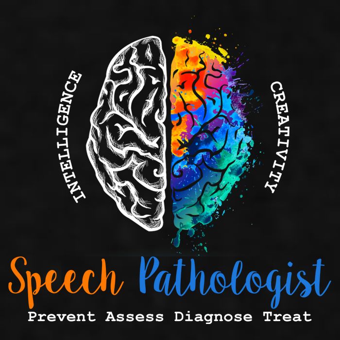 Brain Of A Speech Pathologist Speech Language Therapy Ladies PosiCharge Tri-Blend Wicking Tank