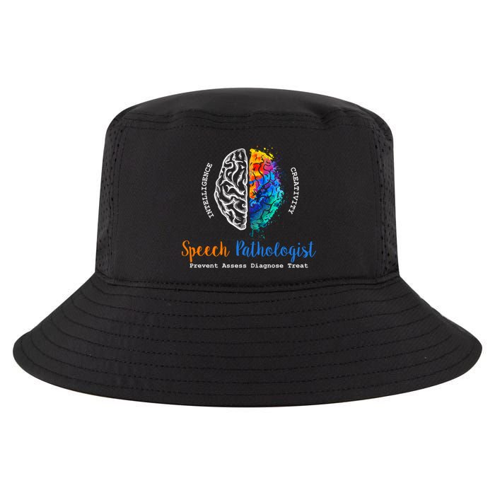 Brain Of A Speech Pathologist Speech Language Therapy Cool Comfort Performance Bucket Hat