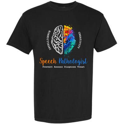 Brain Of A Speech Pathologist Speech Language Therapy Garment-Dyed Heavyweight T-Shirt