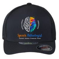 Brain Of A Speech Pathologist Speech Language Therapy Flexfit Unipanel Trucker Cap