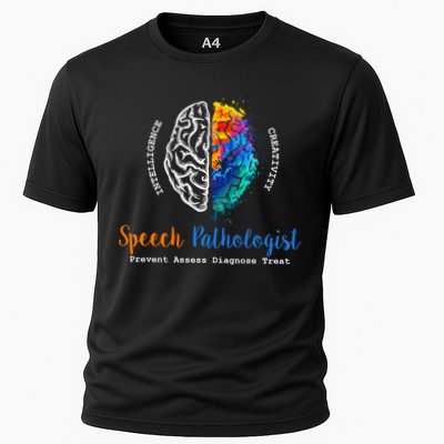 Brain Of A Speech Pathologist Speech Language Therapy Performance Shirt