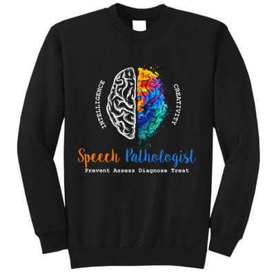 Brain Of A Speech Pathologist Speech Language Therapy Sweatshirt