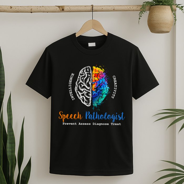 Brain Of A Speech Pathologist Speech Language Therapy T-Shirt
