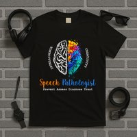 Brain Of A Speech Pathologist Speech Language Therapy T-Shirt