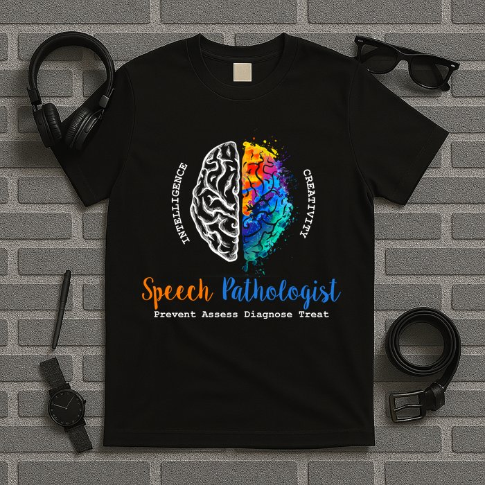 Brain Of A Speech Pathologist Speech Language Therapy T-Shirt