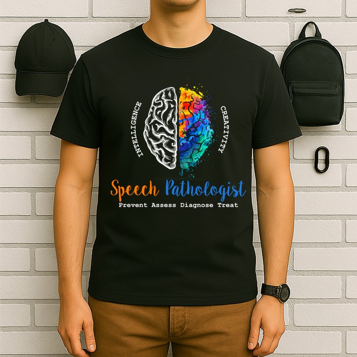 Brain Of A Speech Pathologist Speech Language Therapy T-Shirt