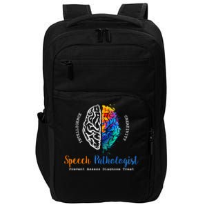 Brain Of A Speech Pathologist Speech Language Therapy Impact Tech Backpack