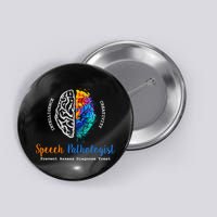 Brain Of A Speech Pathologist Speech Language Therapy Button