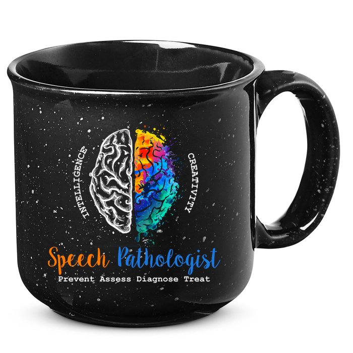 Brain Of A Speech Pathologist Speech Language Therapy 15oz Campfire Ceramic Mug