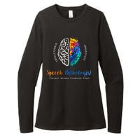 Brain Of A Speech Pathologist Speech Language Therapy Womens CVC Long Sleeve Shirt