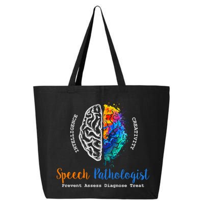 Brain Of A Speech Pathologist Speech Language Therapy 25L Jumbo Tote