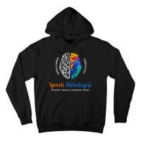 Brain Of A Speech Pathologist Speech Language Therapy Tall Hoodie