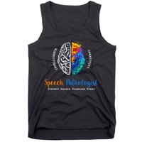 Brain Of A Speech Pathologist Speech Language Therapy Tank Top