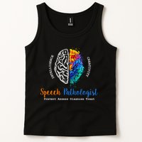 Brain Of A Speech Pathologist Speech Language Therapy Tank Top