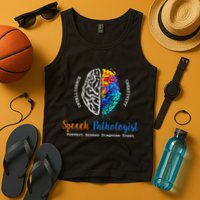 Brain Of A Speech Pathologist Speech Language Therapy Tank Top