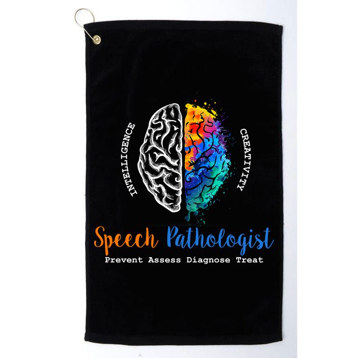 Brain Of A Speech Pathologist Speech Language Therapy Golf Towel