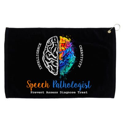 Brain Of A Speech Pathologist Speech Language Therapy Grommeted Golf Towel