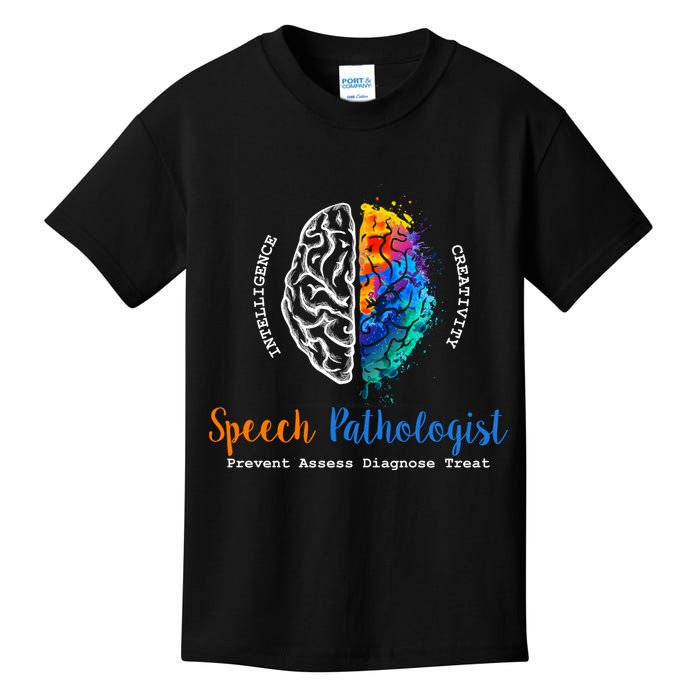 Brain Of A Speech Pathologist Speech Language Therapy Kids T-Shirt