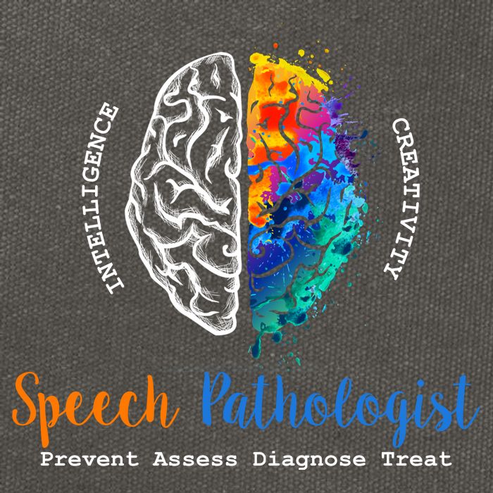 Brain Of A Speech Pathologist Speech Language Therapy Cotton Canvas Backpack