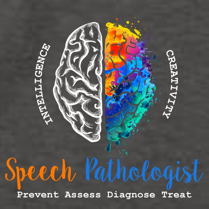 Brain Of A Speech Pathologist Speech Language Therapy Vector Backpack