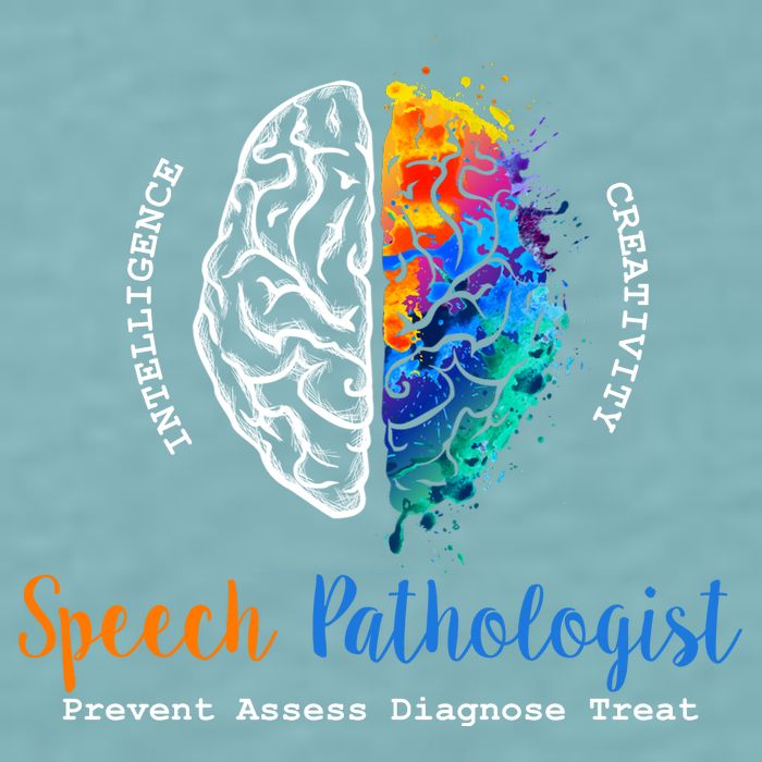 Brain Of A Speech Pathologist Speech Language Therapy Sueded Cloud Jersey T-Shirt