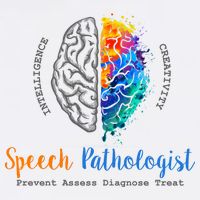 Brain Of A Speech Pathologist Speech Language Therapy Garment-Dyed Sweatshirt