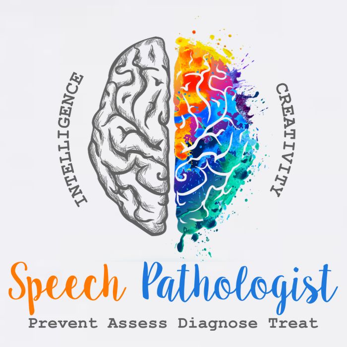 Brain Of A Speech Pathologist Speech Language Therapy Garment-Dyed Sweatshirt