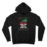 Bend Over And ILl Show You Christmas Couple Matching Family Hoodie