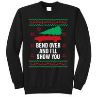 Bend Over And ILl Show You Christmas Couple Matching Family Sweatshirt