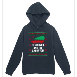 Bend Over And ILl Show You Christmas Couple Matching Family Urban Pullover Hoodie