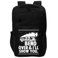 Bend Over And Ill Show You Funny Merry Christmas Tree Women Impact Tech Backpack