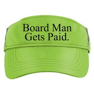 Board Man Gets Paid Adult Drive Performance Visor