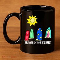 Board Meeting 11oz C Handle Ceramic Mug