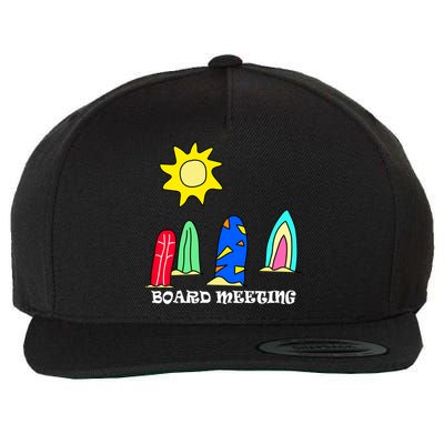 Board Meeting Wool Snapback Cap