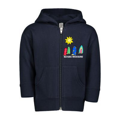 Board Meeting Toddler Zip Fleece Hoodie