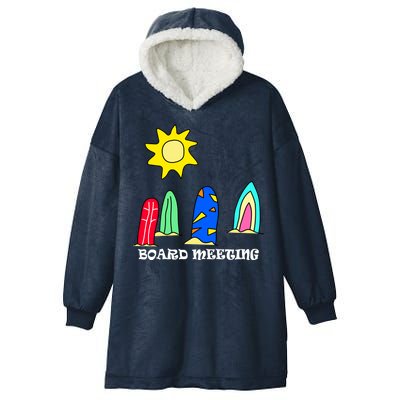 Board Meeting Hooded Wearable Blanket