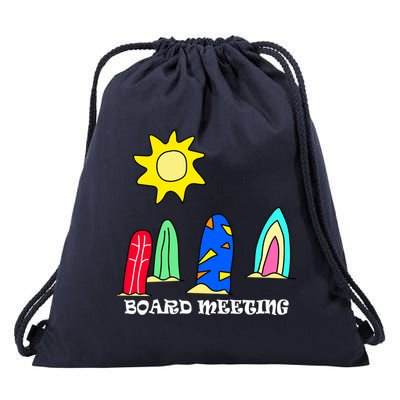 Board Meeting Drawstring Bag