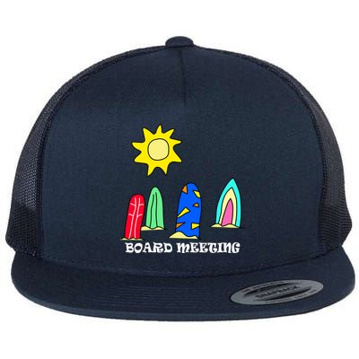 Board Meeting Flat Bill Trucker Hat