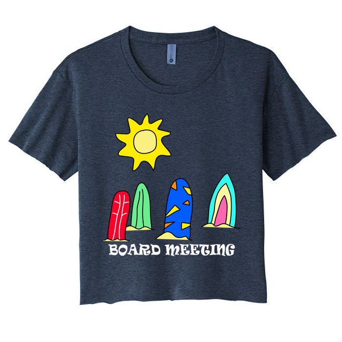 Board Meeting Crop Top