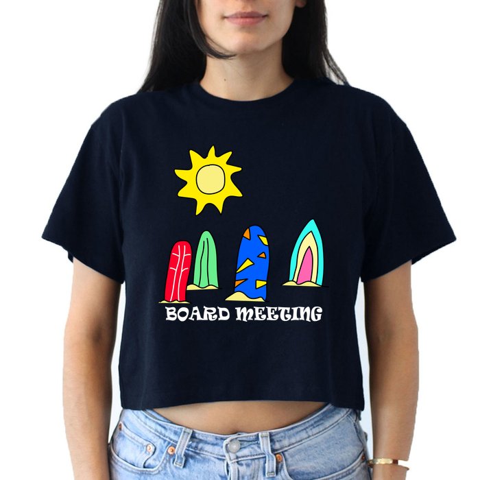 Board Meeting Crop Top