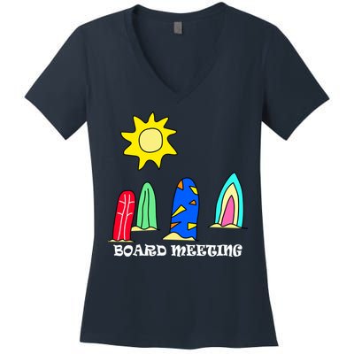 Board Meeting Women's V-Neck T-Shirt