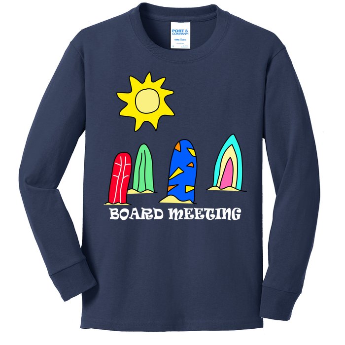 Board Meeting Kids Long Sleeve Shirt