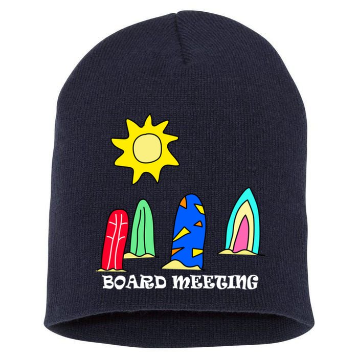 Board Meeting Short Acrylic Beanie