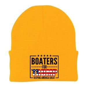 Boaters For Trump Keeping American Great Knit Cap Winter Beanie