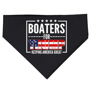 Boaters For Trump Keeping American Great USA-Made Doggie Bandana