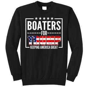 Boaters For Trump Keeping American Great Sweatshirt