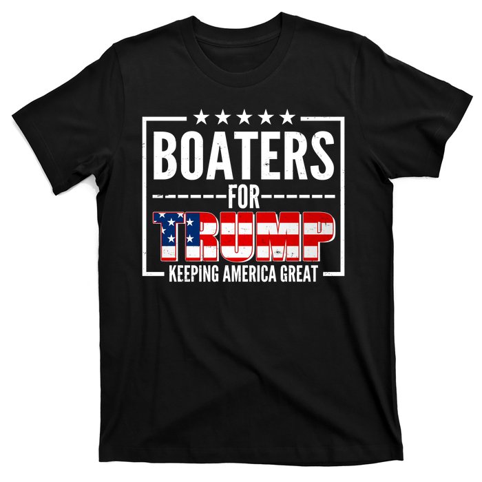 Boaters For Trump Keeping American Great T-Shirt