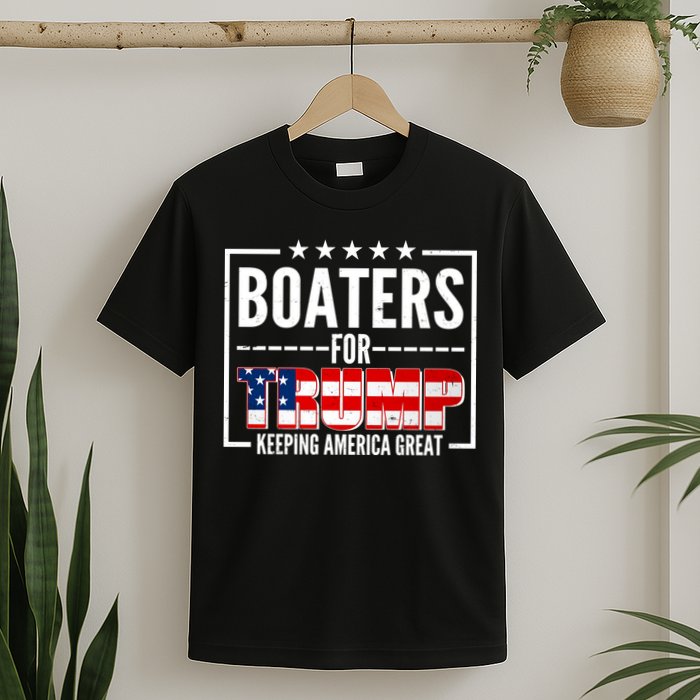 Boaters For Trump Keeping American Great T-Shirt