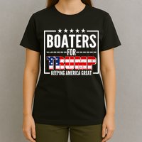 Boaters For Trump Keeping American Great T-Shirt