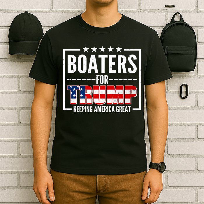 Boaters For Trump Keeping American Great T-Shirt